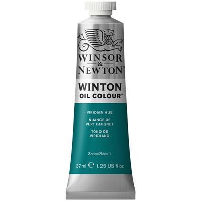 Краска масляная художественная Winsor&Newton "Winton", 37мл, туба, виридиан фтало