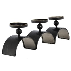 GAEM Подсвечник, L46 W9 H14 см