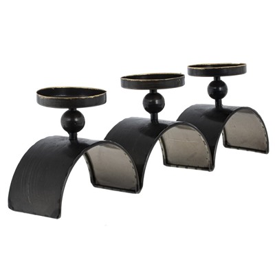 GAEM Подсвечник, L46 W9 H14 см