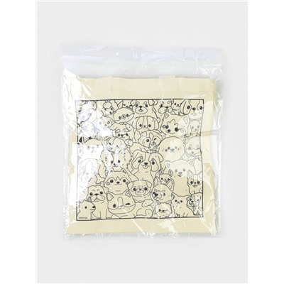 Сумка-шопер, раскраска по номерам «Собачки»