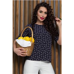 Блуза Джоан (синяя) Б13082-16М