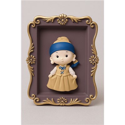 Подставка для канцелярских принадлежностей «Girl with a pearl earring», brown