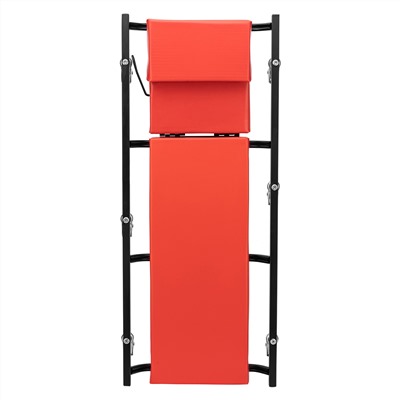 Лежак ремонтный на шести колесах, 1030 х 440 х 120 мм, поднимающийся подголовник Matrix