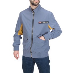 11133 GRAY/BLUE Ветровка мужская Bluoltre (100% полиэстер)