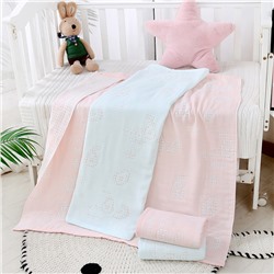 Summer gauze children's light and thin cotton bath towel