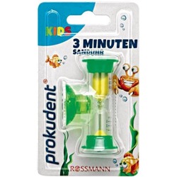 Prokudent 3-Minuten Sanduhr Песочные часы для детей на 3 минуты, 1 шт.