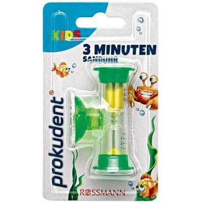 Prokudent 3-Minuten Sanduhr Песочные часы для детей на 3 минуты, 1 шт.
