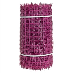 Сетка садовая пластиковая квадратная 33×33 мм, 0,5×20 м ПРОФИ розовая