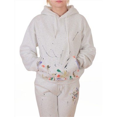 005 LT. GRAY Костюм спортивный зимний женский (95% хлопок, 5% полиэстер)