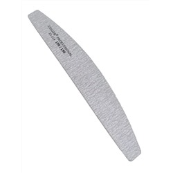 Zinger Пилка для искусственных ногтей абразивная прямая / Classic EJ-114, 150/150 грит, серый