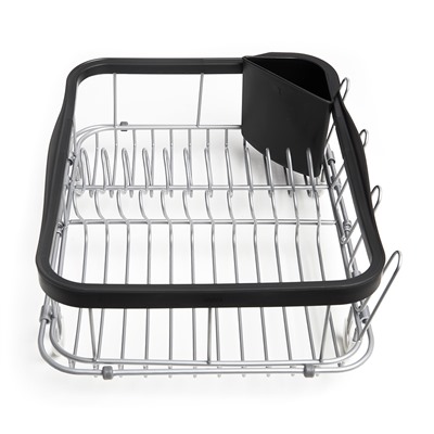 Сушилка для посуды Sinkin, 28х14х47 см, черный, никель