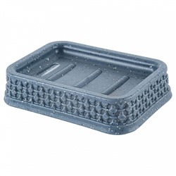 Мыльница 130×90×30 мм Plast Team Stone PT134610026 темный камень