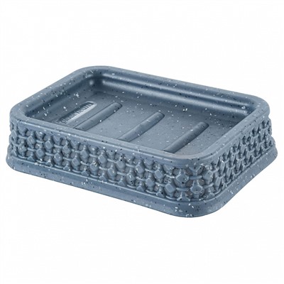 Мыльница 130×90×30 мм Plast Team Stone PT134610026 темный камень