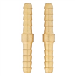 Штуцер "елка" двусторонний соединительный под шланг 6 мм, 2 шт Stels