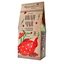 Иван -чай " с шиповником и Земляникой" / картон / 50 гр / Назаровские чаи / Солнечная Сибирь