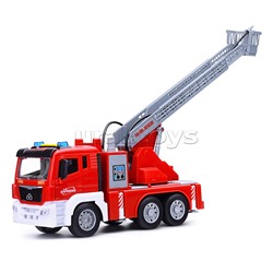 Машина "Пожарная с автолесницей" в коробке