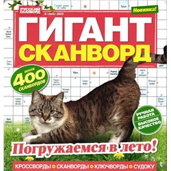 Гигант Сканворд Великан Ключворд 6/25