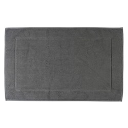 Коврик для ванной темно-серого цвета из коллекции Essential, 50х80 см