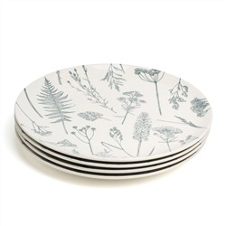 НАБОР ТАРЕЛОК ОБЕДЕННЫХ BRONCO "GRASSES" 4 ШТ. ДИАМЕТР=27 СМ