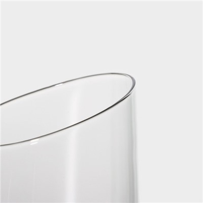 Бокалы для шампанского Magistro «Иллюзия», 180 мл, 5.5×27.5 см, набор 6 шт., стекло, прозрачные