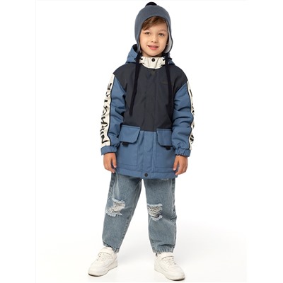 Куртка утеплённая для мальчика NIKASTYLE 4м4325 Графит джинс Nikastyle