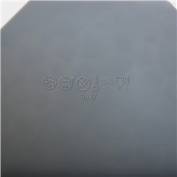 Коврик для айсинга Доляна «Сердца», силикон, 18×14.2×0.3 см, серый