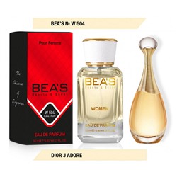 Beas W504 Christian Dior J'adore Women edp 25 ml, Парфюм женский Beas W504 создан по мотивам аромата Christian Dior J'adore