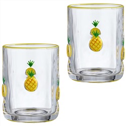 НАБОР СТАКАНОВ "FRUITY PINEAPPLE" ИЗ 2 ШТ. 400 МЛ
