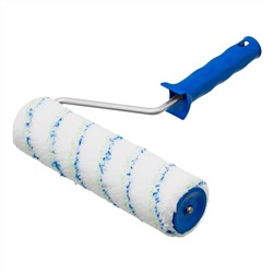 Валик "Водные краски", 250 мм, ворс 12 мм, D 48 мм, D ручки 8 мм, полиэстер Сибртех