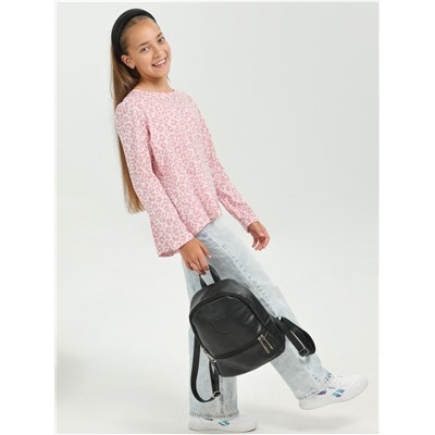 Лонгслив "Леопард" Детский Розовый