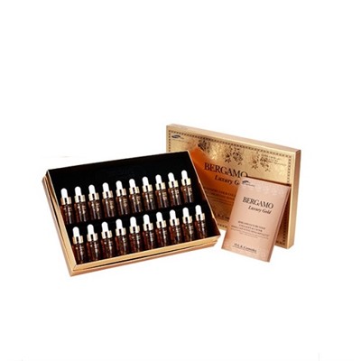 Bergamo Luxury Gold Intense Repair Восстанавливающая золотая эссенция (Набор 20 шт)
