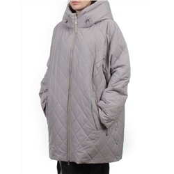 F-806 GRAY BEIGE Куртка демисезонная женская (100 гр. холлофайбер)