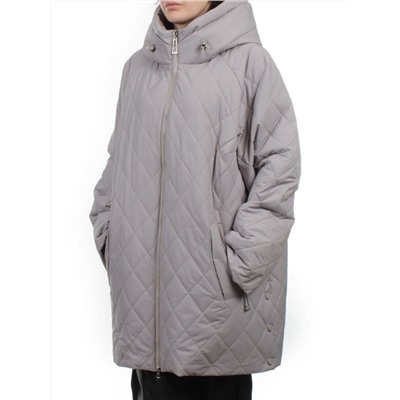 F-806 GRAY BEIGE Куртка демисезонная женская (100 гр. холлофайбер)