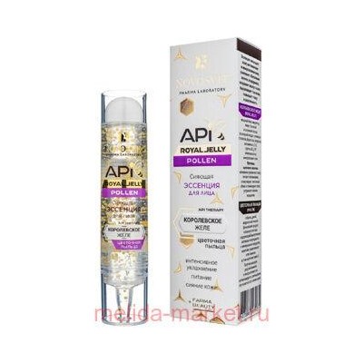 NOVOSVIT API ROYAL JELLY POLLEN СИЯЮЩАЯ ЭССЕНЦИЯ ДЛЯ ЛИЦА 35МЛ