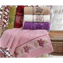 Махровые Банные Полотенца 70x140 см. 6 шт/уп. Cotton PURRY