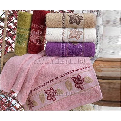 Махровые Лицевые Полотенца 50x90 см. 6 шт/уп. Cotton PURRY
