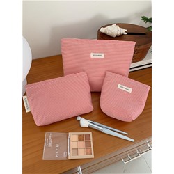 Brand capacious cosmetic bag, pencil case, handheld organizer bag, liner, small clutch bag
