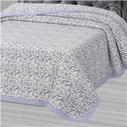 Покрывало жаккардовое Узор синий