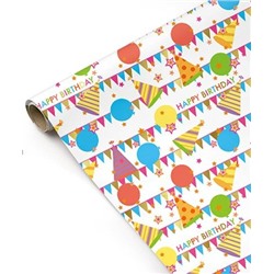Упаковочная бумага «Party Wrap» 1 рулон, 50*70 см