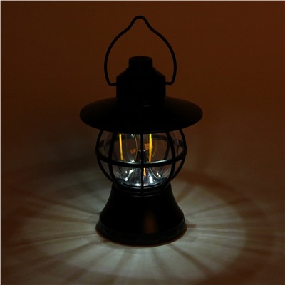 Фонарь кемпинговый подвесной 6 режимов 3LED+3TF, 19*13 см 3хAA