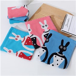 Zhiyang towel New beauty rabbit gauze square towel Korea Soft absorbent kitchen hand wipe towel factory price wholesale
