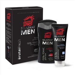 Силапант MEN Подарочный набор Brutal Fresh (гель для бритья + гель-тонус)