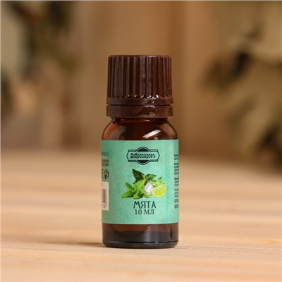 Эфирное масло «Мята», флакон-капельница, аннотация, 10 мл, «Добропаровъ»