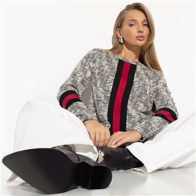 Туника с контрастным декором, Удар шиком