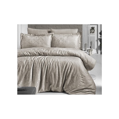 Сатиновое Постельное Белье Евро 2 сп. JACQUARD SATEN First Choice