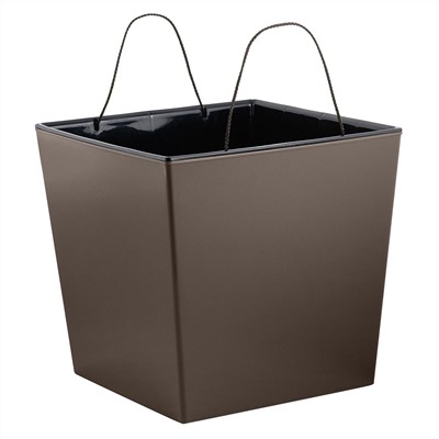 Горшок для цветов InGreen London CUBE 250х250 мм, 11,6 л, c дренажной вставкой IG780110105 французский платан