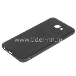 Задняя панель для Samsung Galaxy J4 Core Силикон матовый (черная)