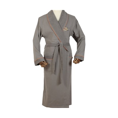 Халат Велюровый Мужской (XL) Pamira Antrasit Bay Xlarge Bornoz- EcoCotton