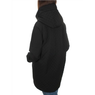 23-115 BLACK Куртка демисезонная женская (100 гр. синтепон)