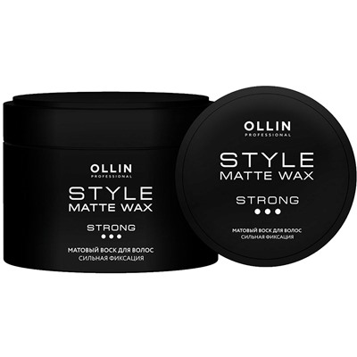 OLLIN STYLE Воск для волос матовый сильной фиксации 50г